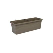 Gardenico Samozavlažovací truhlík Smart Systém Gardenie taupe, 60 x 19 x 22,5 cm