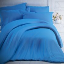 Kvalitex Bavlnené obliečky modrá, 140 x 200 cm, 70 x 90 cm