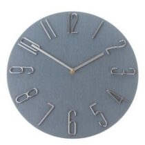 Nástenné hodiny Berry grey, pr. 30,5 cm, plast